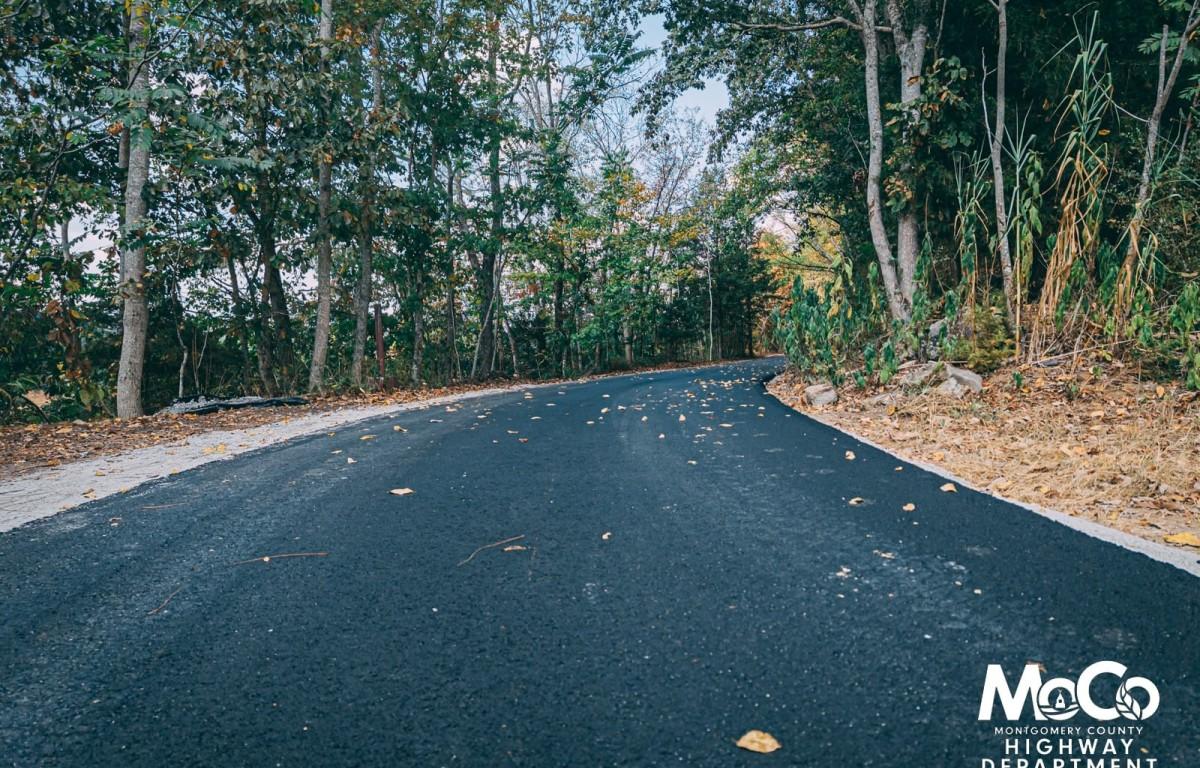 Montgomery County's development of the Greenway on Jarrell Ridge Road. (Joshua Peltz, Montgomery County Highway Department)