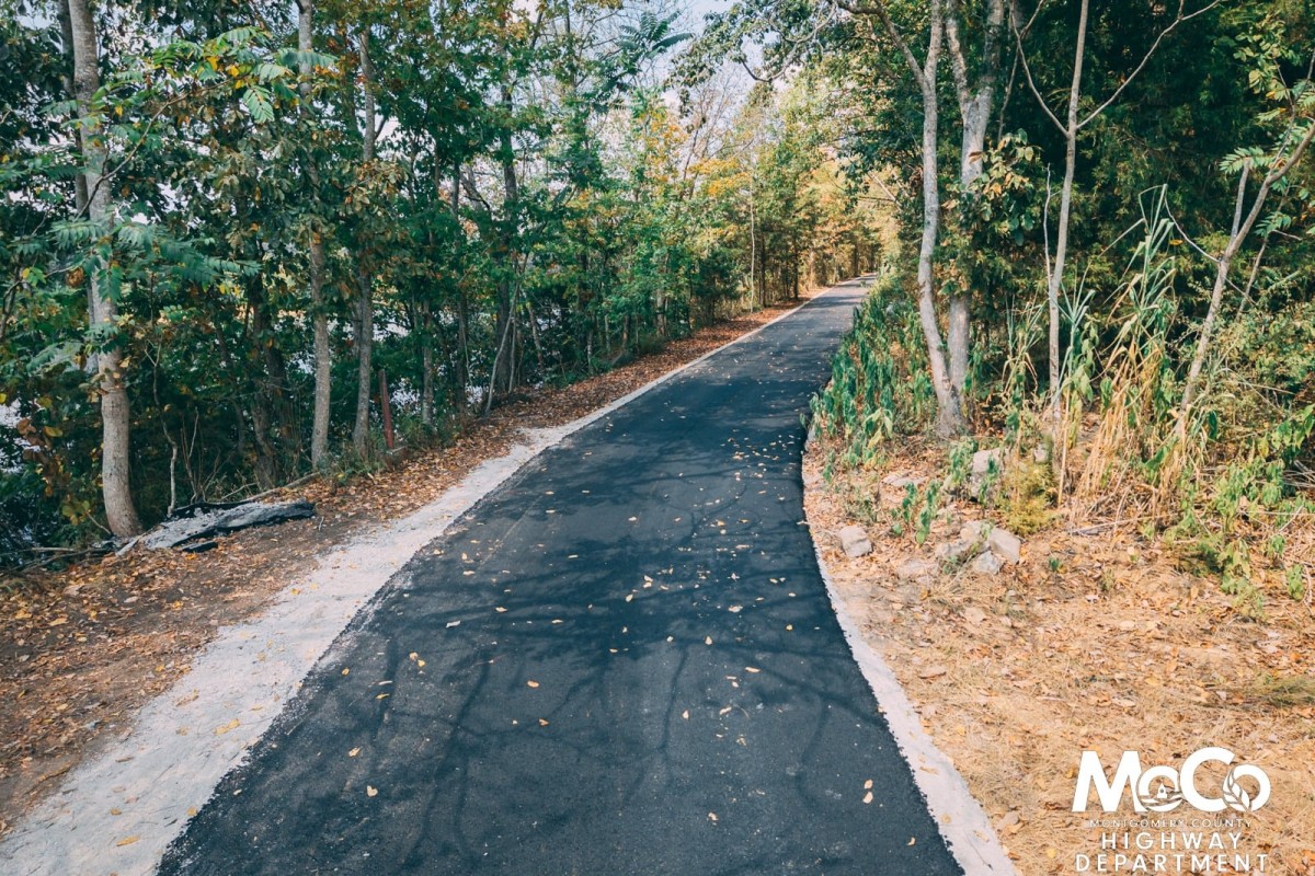 Montgomery County's development of the Greenway on Jarrell Ridge Road. (Joshua Peltz, Montgomery County Highway Department)