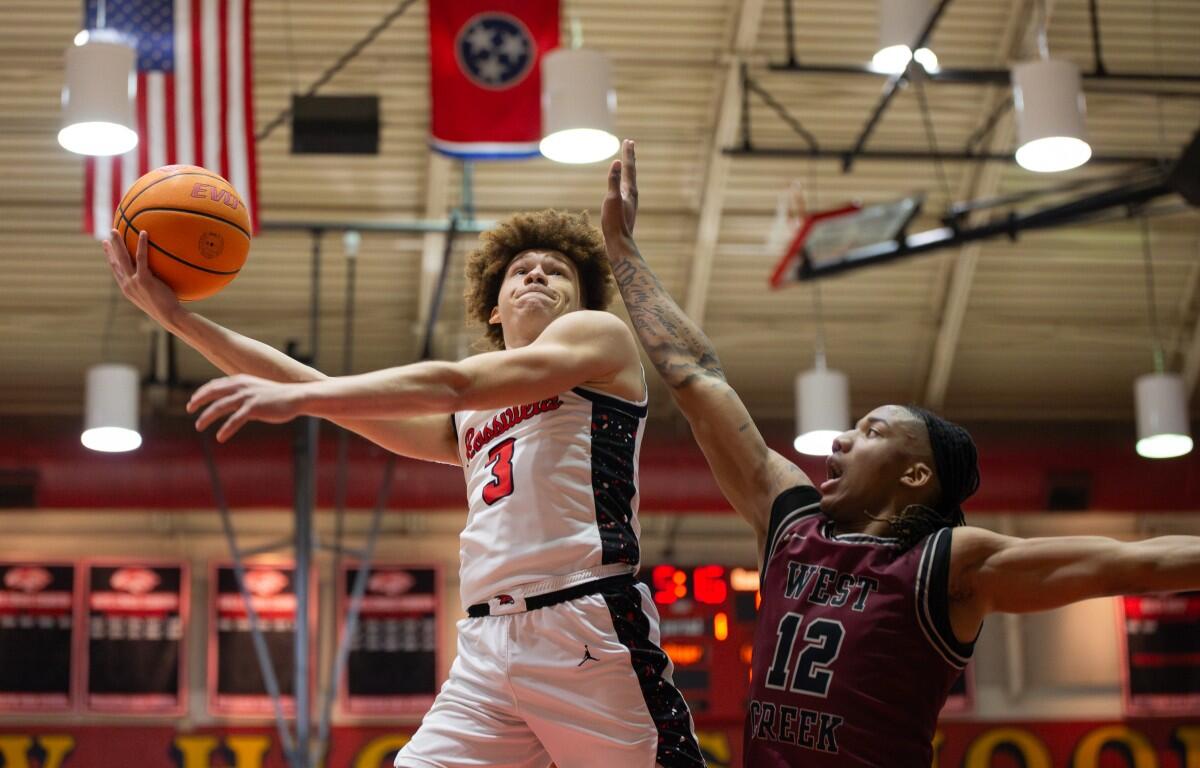 The Rossview High Hawks defeated the West Creek Coyotes in a region 7-4A quarterfinal elimination game on Feb. 28, 2026. (Will Shelton)