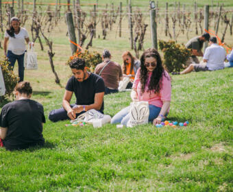 Annual Adult Egg Hunt at Beachaven Vineyards & Winery on March 29, 2026. (Wesley Irvin)