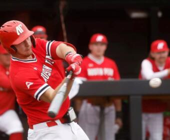 Austin Peay defeated Ohio 15-6 during the second game of Tuesday’s doubleheader, March 10, 2012, on Joe Maynard Field in Raymond C. Hand Park. Photos by Robert Smith | APSU Athletics. Photo by Robert Smith.