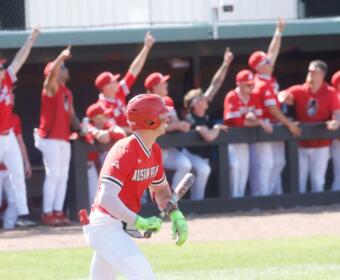 Austin Peay lost to Lipscomb 19-5 during the final game of the weekend ASUN conference series on Joe Maynard Field in Raymond C. Hand Park. on March 23, 2026. (Robert Smith, APSU Athletics)