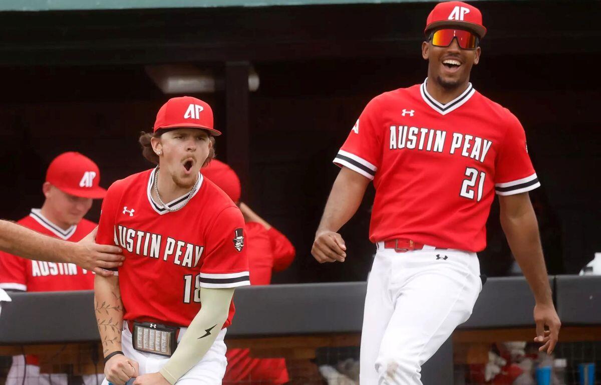 Austin Peay defeated Ohio 15-6 during the second game of Tuesday’s doubleheader on Joe Maynard Field in Raymond C. Hand Park, March 10, 2026. (Robert Smith, APSU Athletics).