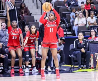 Austin Peay's women's basketball team fell to Jacksonville 66-63 in overtime of the 2026 ASUN Women's Basketball Tournament Championship, Monday, March 9, 2026, at VyStar Veterans Memorial Arena in Jacksonville, Florida. Photo by Casey Crigger, APSU Athletics