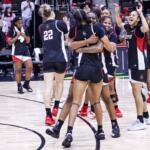 Austin Peay's women's basketball team defeated #4 Stetson 68-52 in the ASUN Tournament Semifinals, Saturday, March 7, 2026, at VyStar Veterans Memorial Arena. Photo by Casey Crigger, APSU Athletics