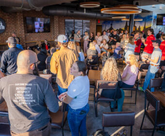 Business After Hours at Shelby's Trio on March 19, 2026. (Wesley Irvin)