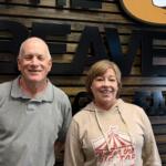 Dave Russell, left, and Monica Reed with the Beaver Mornings show on Beaver 100.3. (Chris Smith)
