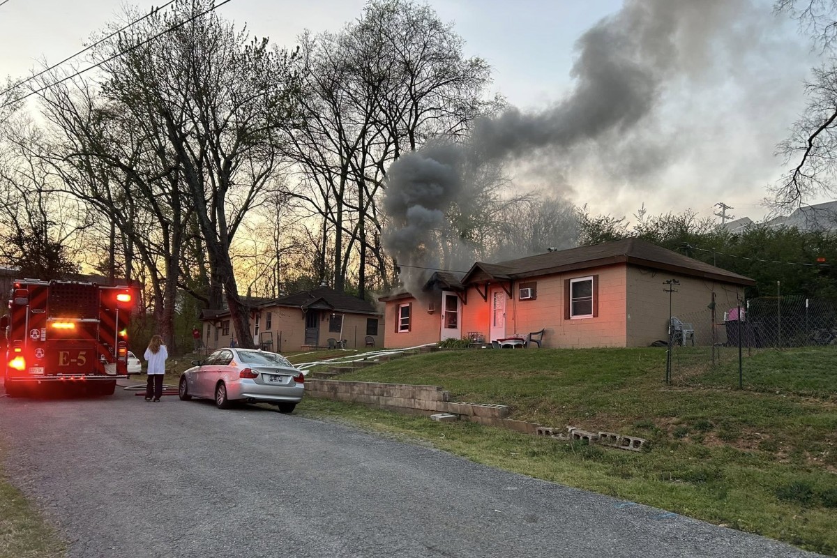 A duplex fire on Church Court on March 29, 2026. (Clarksville Fire Rescue, contributed)