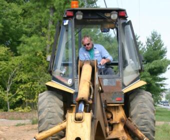 Michael Cayce at work for Clarksville Gas & Water. (City of Clarksville, contributed)