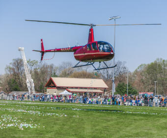 Montgomery County Parks and Recreation’s annual Easter Egg Hunt at Civitan Park on March 28, 2026. (Wesley Irvin)