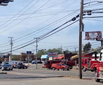 Reported structure fire at Sonic located on 1805 Madison Street. (Contributed by Barb Edwards)