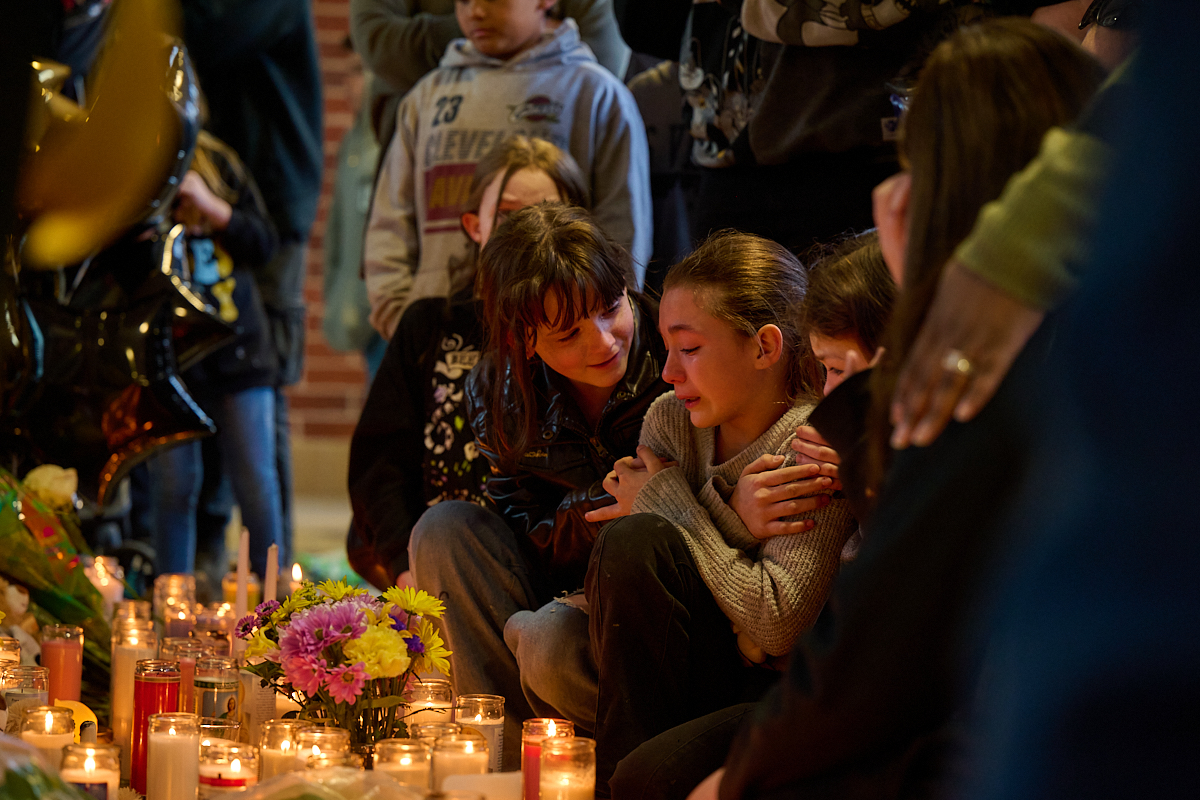 Kenwood Middle School’s Vigil for Students on Mar. 28, 2026. (Hannah Walker)