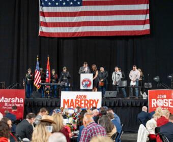 The Montgomery County Republican Party Lincoln-Reagan Day Dinner and Auction on March 27, 2026. (Tanner Cernick)