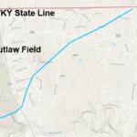 The path of the March 15, 2026, tornado across north Clarksville. (National Weather Service)