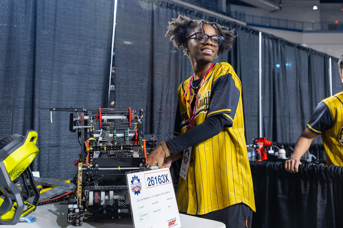 VEX Robotics State Championship at F&M Bank Arena on March 13, 2026. (Wesley Irvin)