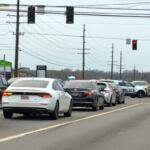 Cars crashed at 101st Airborne Division Parkway and Peachers Mill Road on March 10, 2026. (Quinzy Felthauser, contributed)