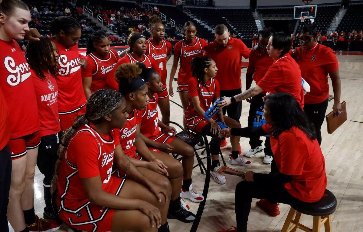 Austin Peay lost to Eastern Kentucky 67-54 during ASUN conference action on Wednesday, Feb. 25, 2026, on Gary Mathews Court at F&M Bank Arena. (Robert Smith | APSU Athletics)