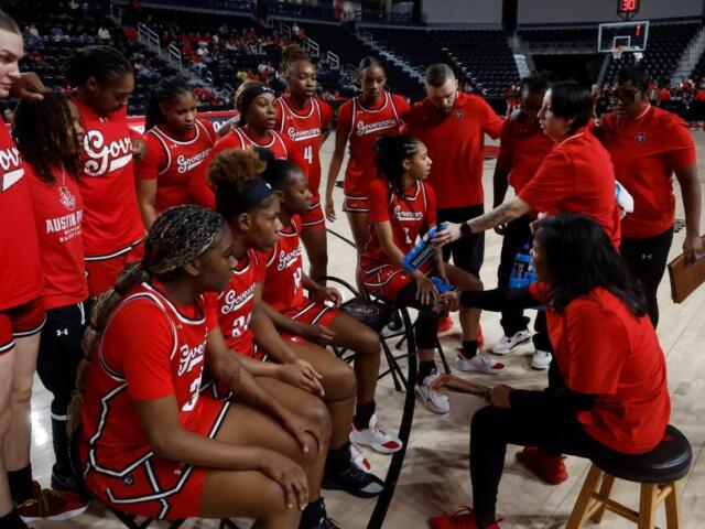 Austin Peay lost to Eastern Kentucky 67-54 during ASUN conference action on Wednesday, Feb. 25, 2026, on Gary Mathews Court at F&M Bank Arena. (Robert Smith | APSU Athletics)