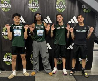 Athletes from Track & Field United at the Adidas Indoor Track Nationals in Virginia Beach March 20-22, 2026. (Contributed)