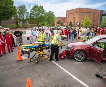 Austin Peay State University emergency response simulation on April 13, 2026. (Wesley Irvin)