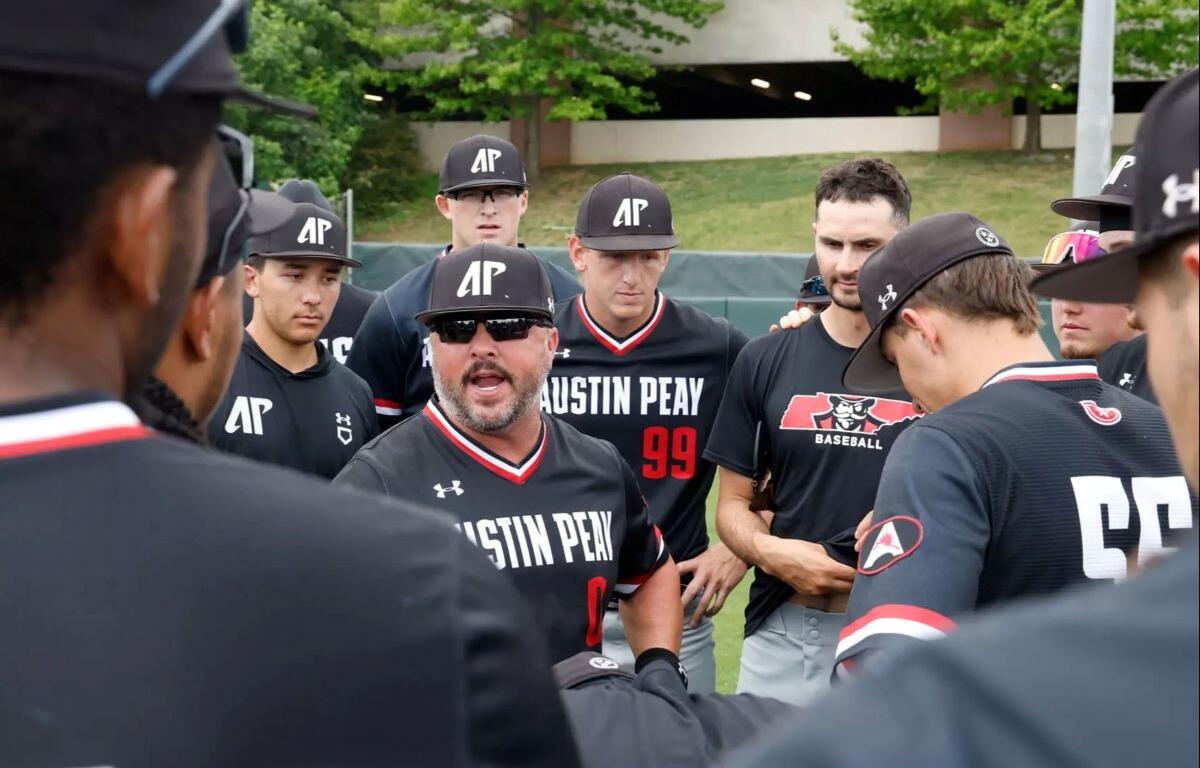 Austin Peay baseball lost to Lipscomb 11-10 during the second game of the ASUN weekend series, Saturday, April 25, 2026, at Ken Dugan Field in Nashville. (Robert Smith, APSU Athletics)