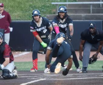 Austin Peay State University's baseball team defeated Bellarmine 10-5 to sweep the ASUN weekend series, Sunday, April 19, 2026, at Joe Maynard Field at Raymond C. Hand Park. (Nic Hotop, APSU Athletics)