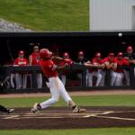 Austin Peay State University's baseball team dropped game three of its weekend series to North Alabama, 15-5, Sunday, April 13, 2026, at Joe Maynard Field at Raymond C. Hand Park. (Nic Hotop, Austin Peay Athletics)