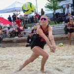 Austin Peay's Beach Volleyball team took down Tennessee Tech on Saturday, April 11, at Atkins Family Beach Volleyball Facility. (Knox Rives, Austin Peay Athletics)
