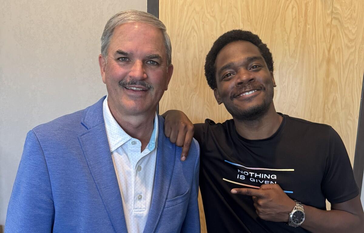 Charlie Koon, left, and DJ Pryor.