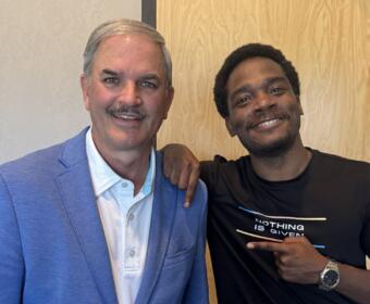 Charlie Koon, left, and DJ Pryor.