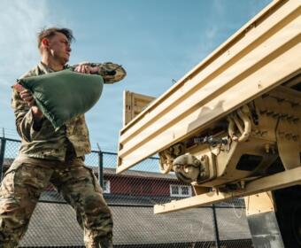 U.S. Army Sgt. Christopher Smith assigned to 1st Battalion, 3d U.S. Infantry Regiment.(Contributed by U.S. Army photo by Sgt. Aaron Troutman)