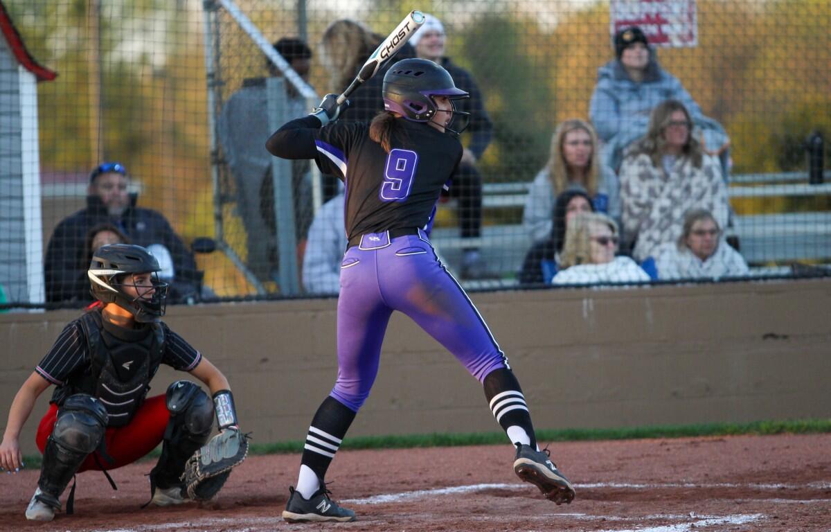 Mckenzie White as The Clarksville Wildcats defeated the Rossview Hawks on April 8 (Knox Rives)