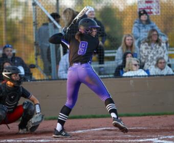 Mckenzie White as The Clarksville Wildcats defeated the Rossview Hawks on April 8 (Knox Rives)