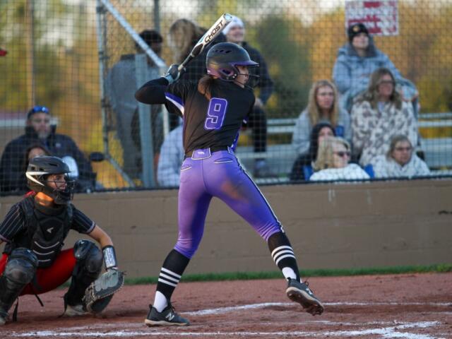 Mckenzie White as The Clarksville Wildcats defeated the Rossview Hawks on April 8 (Knox Rives)