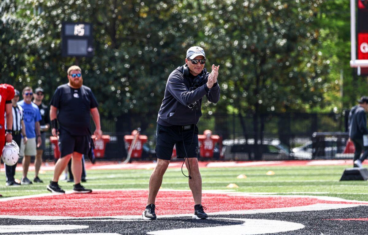 The Austin Peay football team held its Spring Showcase on Saturday, April 11, 2026, at Fortera Stadium. (Alex Allard, APSU Athletics)