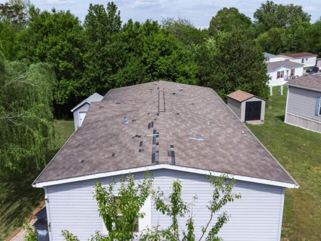 Condition of Keith Cherry's home on Camden Crossing in Clarksville on April 15, 2026. (Wesley Irvin)