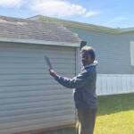 Keith Cherry is front of his home on Camden Crossing in Clarksville on April 14, 2026. (Christian Brown)