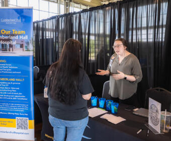 Mega Job Fair at the Wilma Rudolph Event Center on April 15, 2026. (Wesley Irvin)