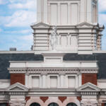 Lady Justice statue on the Montgomery County Courthouse on March 31, 2026. (Wesley Irvin)