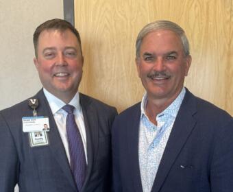 Randy Davis, left, and Charlie Koon.