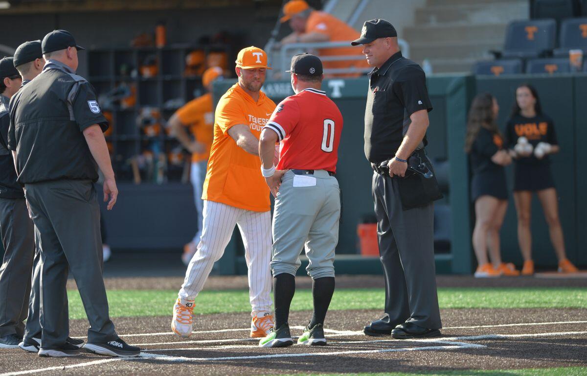 Austin Peay's baseball team lost to the Tennessee Volunteers on Tuesday, March 31, 2026, at Lindsey Nelson Stadium in Knoxville, TN. (Casey Crigger, APSU Athletics)