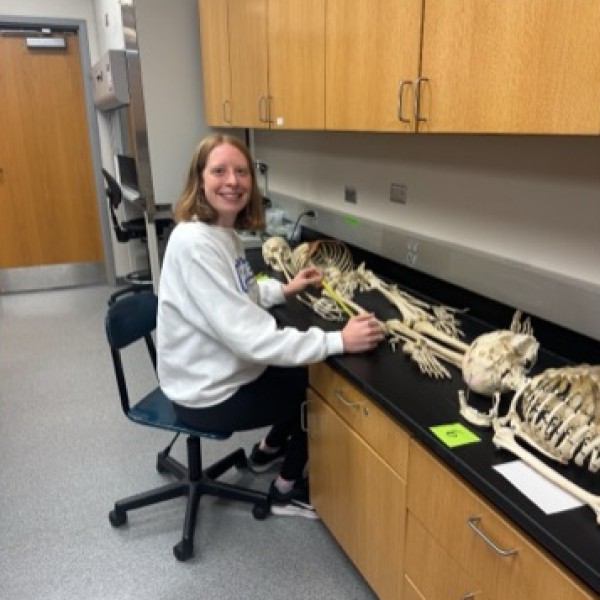 Lydia Gann, a graduate student with training from the University of Tennessee’s Forensic Anthropology Center. (APSU, contributed)
