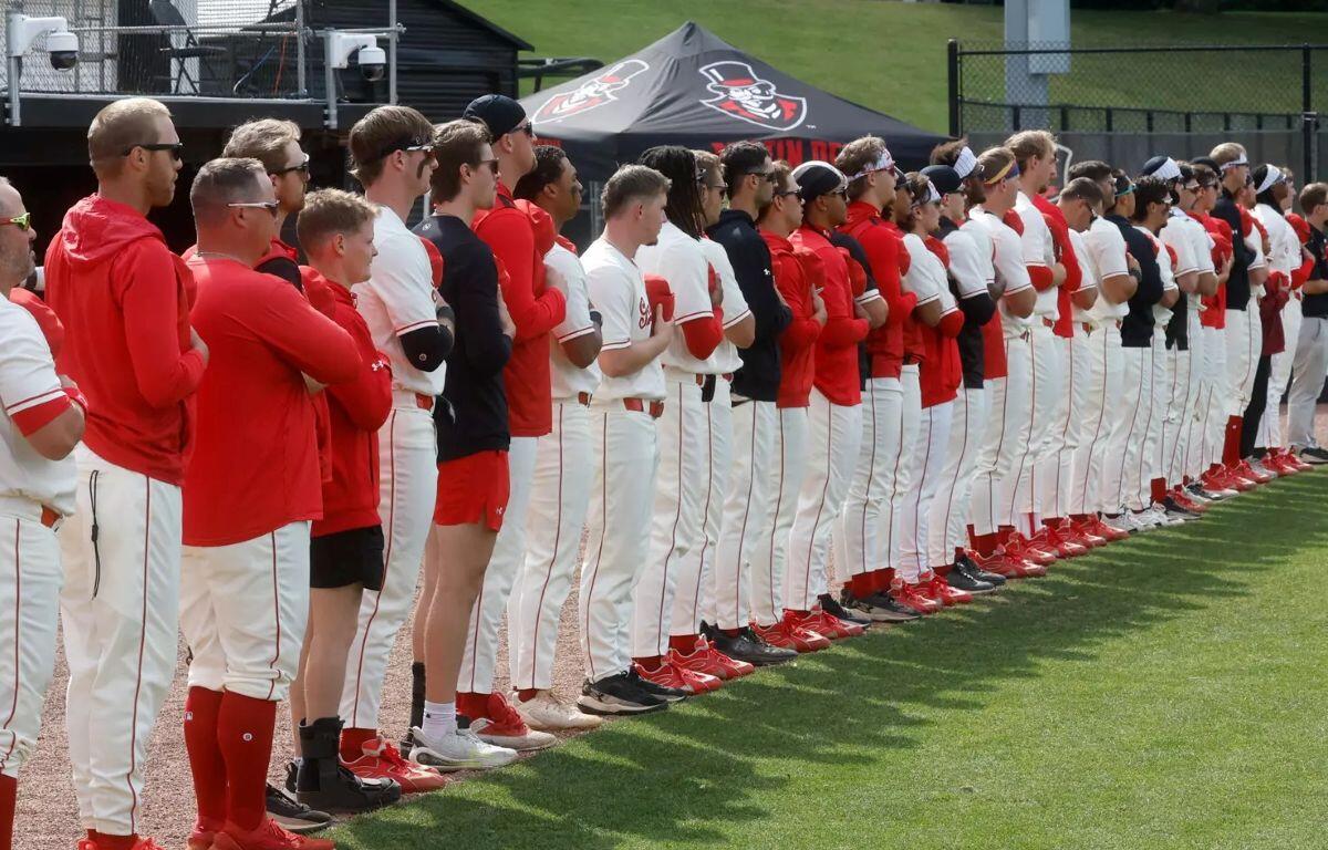Austin Peay State University's baseball team came away with a 2-1 walk-off victory over Central Arkansas in game two of its ASUN weekend series, Saturday, May 2, 2026, at Joe Maynard Field at Raymond C. Hand Park. (Robert Smith, APSU Athletics)
