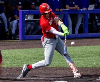 Austin Peay State University’s baseball team dropped an 8-4 decision to North Alabama in its final game of the regular season, Saturday, May 16, 2026, at Mike D. Lane Field in Florence, Alabama. (Preston Ludwick, APSU Athletics)