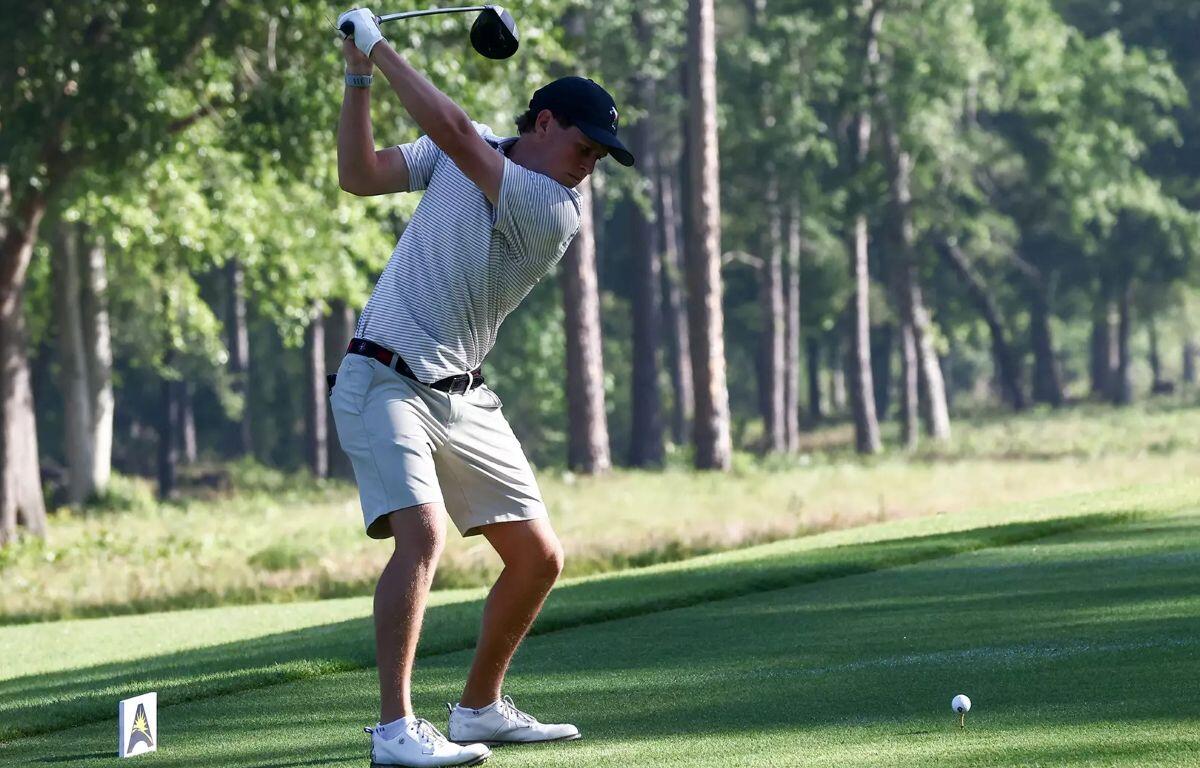 The Austin Peay men’s golf team competed in the first round of the 2026 Atlantic Sun Conference Men’s Golf Championship, Monday, April 21, 2026, at Kinderlou Forest Golf Club in Valdosta, Georgia. (Casey Crigger, APSU Athletics)