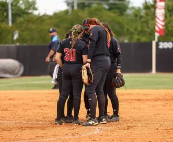 Austin Peay's softball team dropped a 3-1 decision to Eastern Kentucky in the final game of the series, Saturday, May 2, 2026, at Cathi Maynard Park in Clarksville. (Alex Allard, APSU Athletics.)