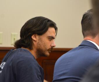 Dalton Eatherly in court on May 21, 2026. (Jazmin Logan)