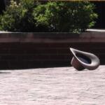 The suspect's hat following the shooting outside the Montgomery County Courthouse on May 13, 2026. (Enrique Hernandez, Dash 10 Media)