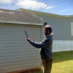 Keith Cherry in front of his home on Camden Crossing in Clarksville on April 14, 2026. (Christian Brown)