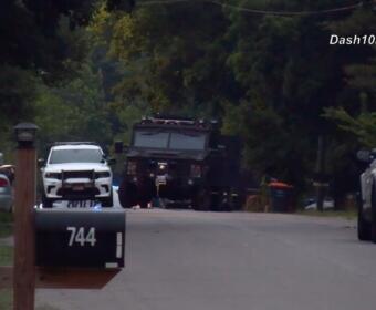 Police perimeter on Monroe Street on May 27, 2026. (Enrique Hernandez, Dash 10 Media)